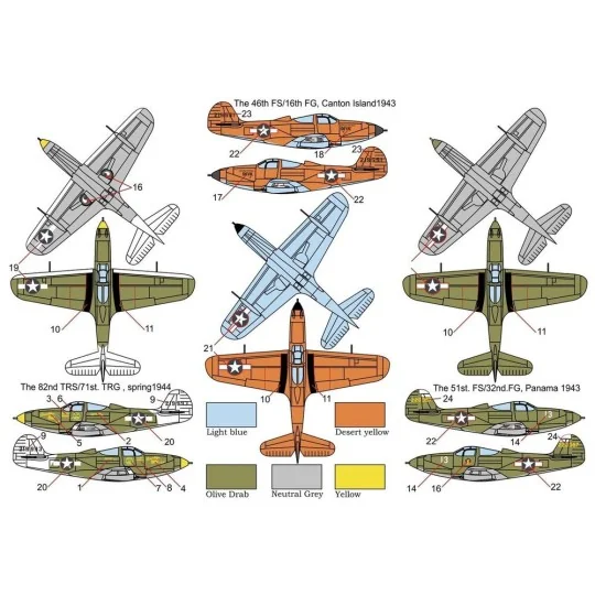 P-39Q Airacobra, 1/144 - Brengun BRP144012