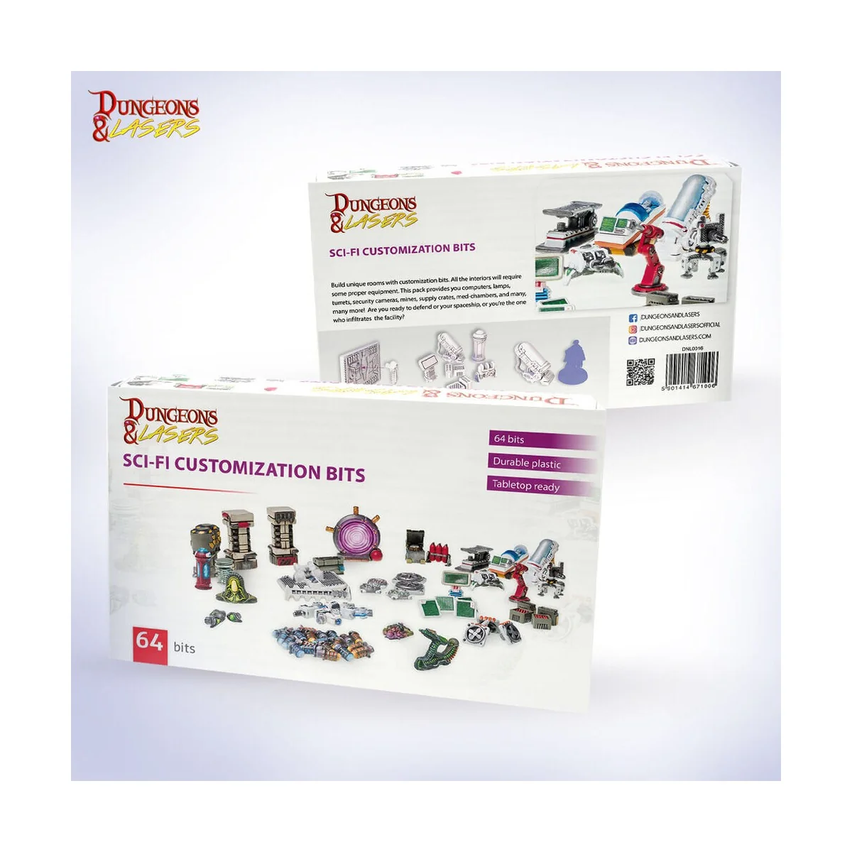 Dungeons & Lasers Expansion Set: SCI-FI CUSTOMIZATION BITS - Archon...