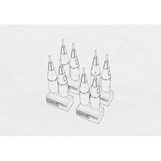 US bomb 250-lb AN-M57A1, 1/72 - Brengun BRL72174