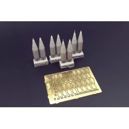 US bomb 500-lb AN-M64A1, 1/72 - Brengun BRL72175