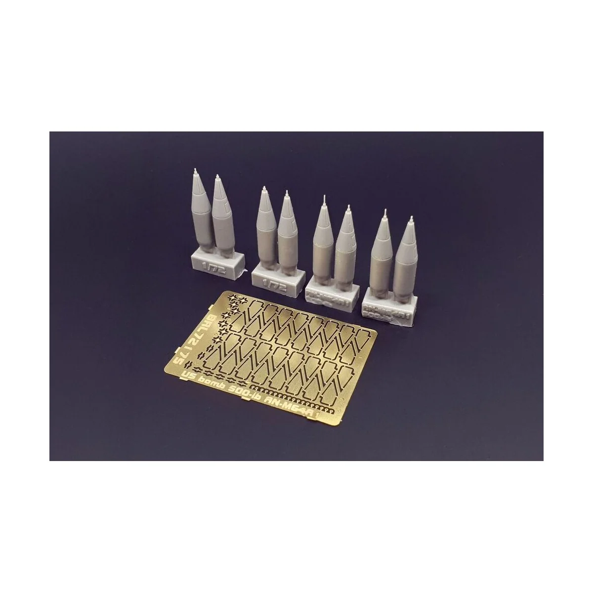 US bomb 500-lb AN-M64A1, 1/72 - Brengun BRL72175