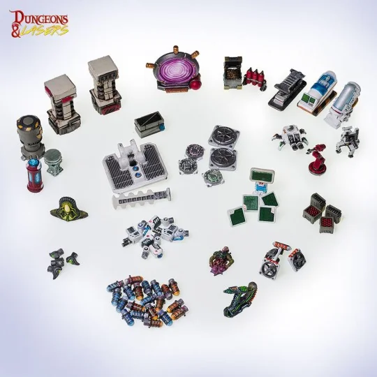 Dungeons & Lasers Expansion Set: SCI-FI CUSTOMIZATION BITS - Archon...