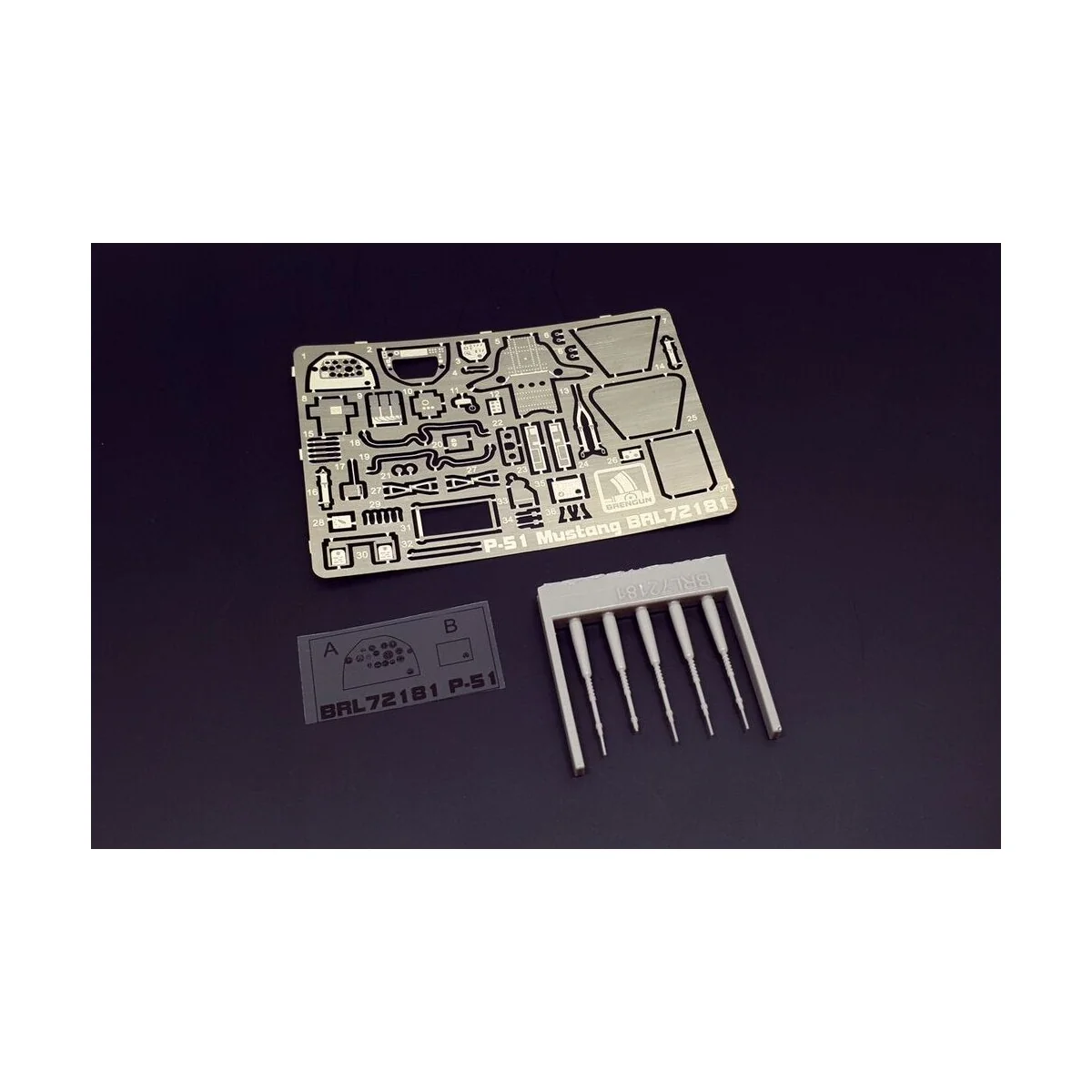 P-51- Mustang Ia (Brengun kit), 1/72 - Brengun BRL72181