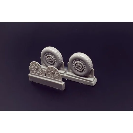 F4U Corsair Diamond Thread Wheels set - Brengun BRL48113