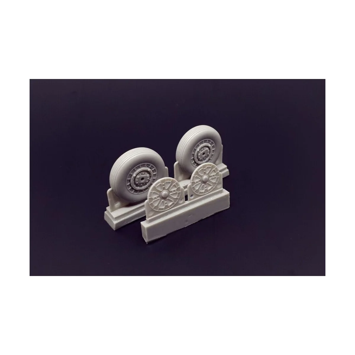 F4U Corsair Ribbed Thread Wheels set - Brengun BRL48115