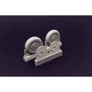 F4U Corsair Ribbed Thread Wheels set, 1/48 - Brengun BRL48115 F4U Corsair Ribbed Thread Wheels set, 1/48 - Brengun BRL48115