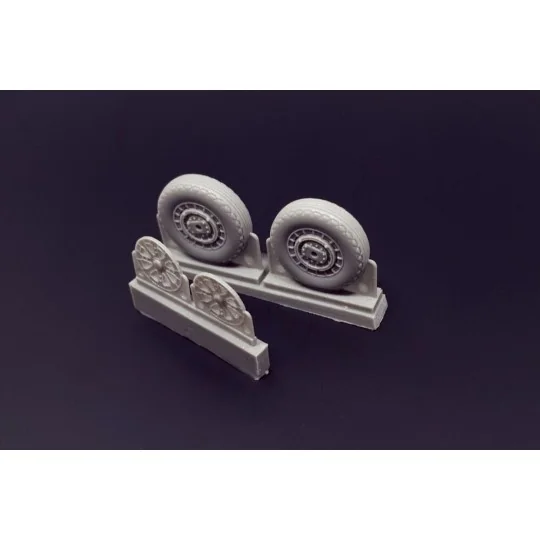 F4U Corsair Ribbed-Diamond Thread Wheels set - Brengun BRL48116