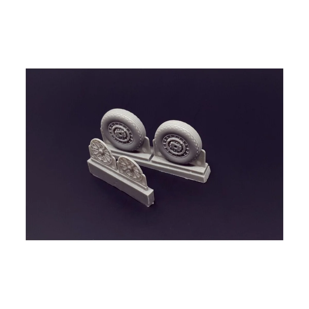 F4U Corsair Ribbed-Diamond Thread Wheels set - Brengun BRL48116