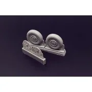 F4U Corsair Ribbed-Diamond Thread Wheels set, 1/48 - Brengun BRL48116 F4U Corsair Ribbed-Diamond Thread Wheels set, 1/48 - Brengun BRL48116