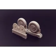 F4U Corsair Cross Thread Wheels set, 1/48 - Brengun BRL48117 F4U Corsair Cross Thread Wheels set, 1/48 - Brengun BRL48117