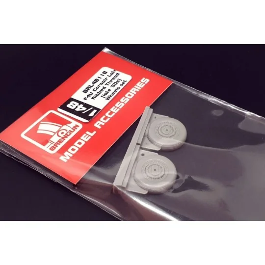 F4U Corsair Late Ribbed Thread (late '50s) Wheels set - Brengun BRL...