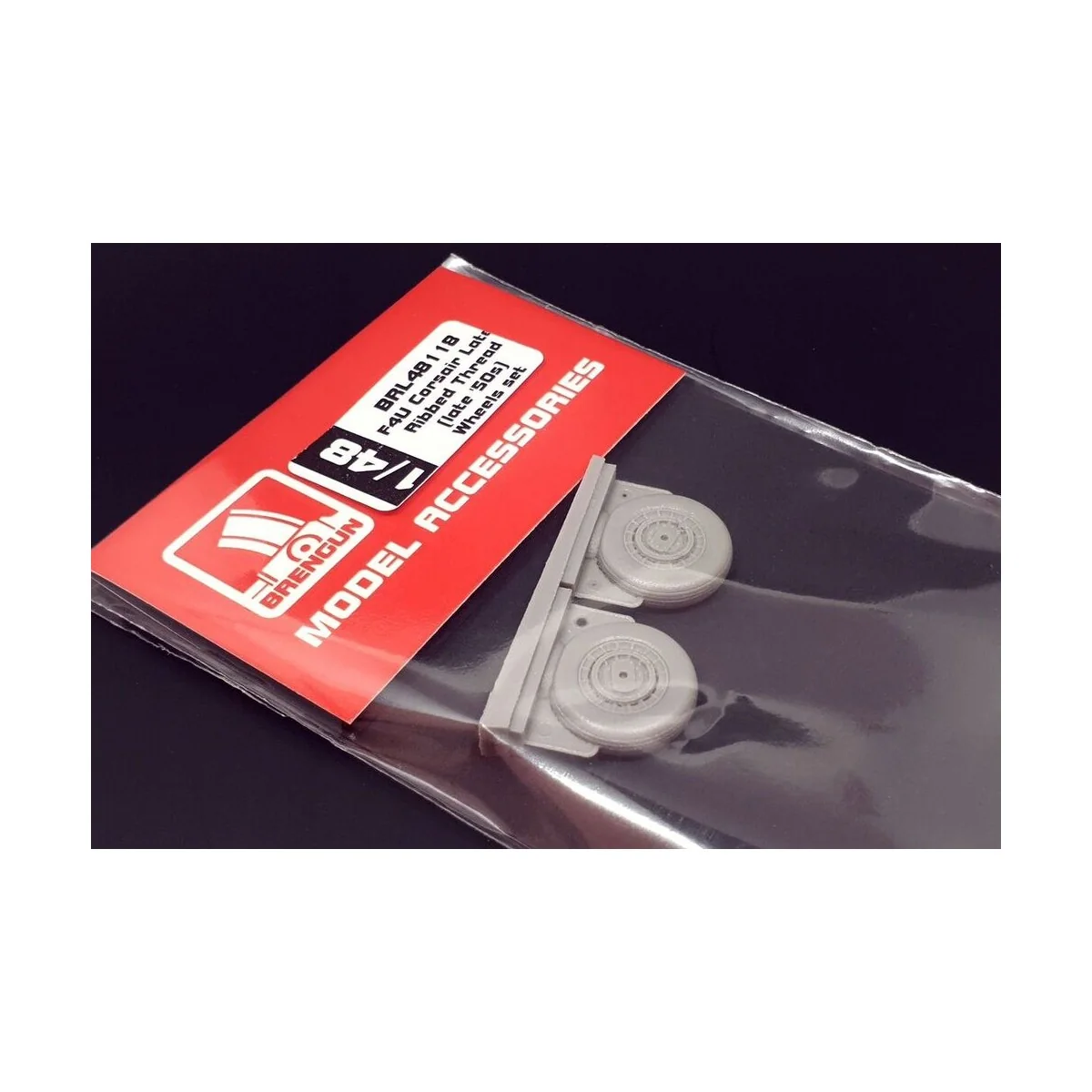 F4U Corsair Late Ribbed Thread (late '50s) Wheels set, 1/48 - Breng... F4U Corsair Late Ribbed Thread (late '50s) Wheels set, 1/48 - Breng...