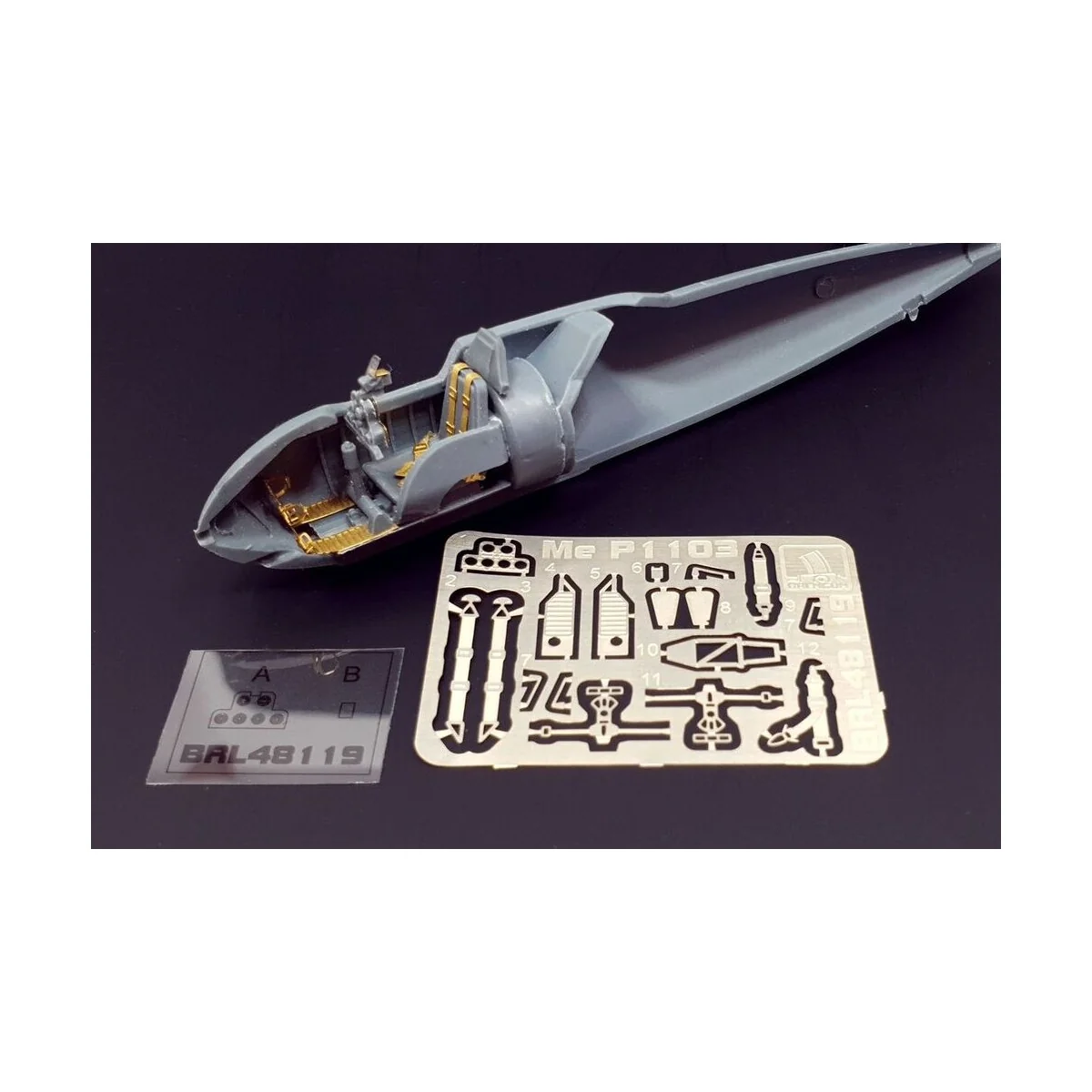 Me P1103 rocket fighter (Brengun kit), 1/48 - Brengun BRL48119