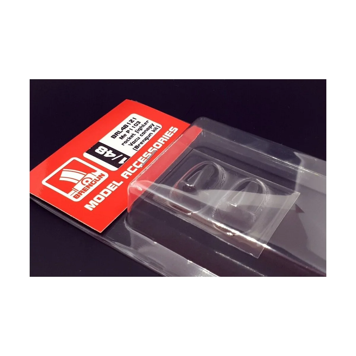 Me P1103 rocket fighter Vacu canopy (Brengun kit), 1/48 - Brengun B...