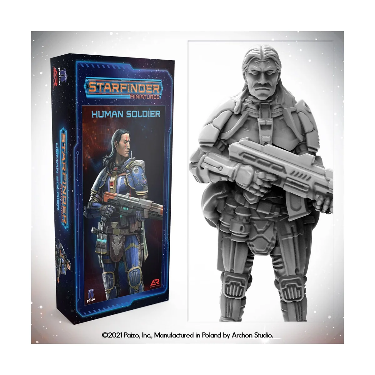 Masters of the Universe Miniatures: HUMAN SOLDIER - Archon Studio P...
