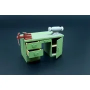 Workbench with table grinder and vise, 1/35 - Hauler HLU35116