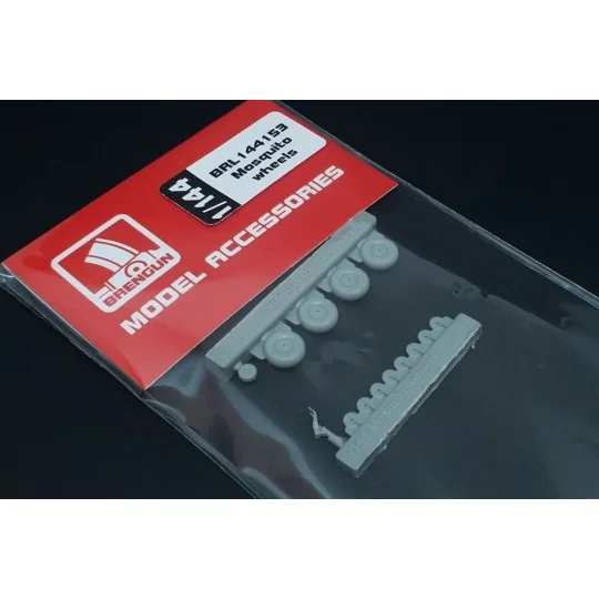 Mosquito wheels, 1/144 - Brengun BRL144153