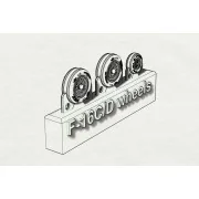 F-16C_D wheels, 1/144 - Brengun BRL144154 F-16C_D wheels, 1/144 - Brengun BRL144154