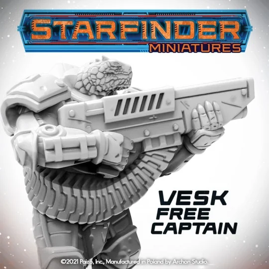 Masters of the Universe Miniatures: VESK FREE CAPTAIN - Archon Stud...