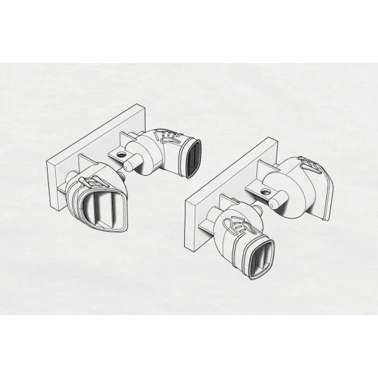 AV8B Nozzles, 1/72 - Brengun BRL72183