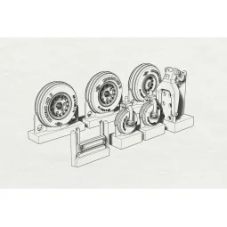 AV8B Wheels (Hasegawa kit) - Brengun BRL72185