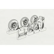 AV8B Wheels (Hasegawa kit), 1/72 - Brengun BRL72185 AV8B Wheels (Hasegawa kit), 1/72 - Brengun BRL72185