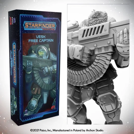 Masters of the Universe Miniatures: VESK FREE CAPTAIN - Archon Stud...