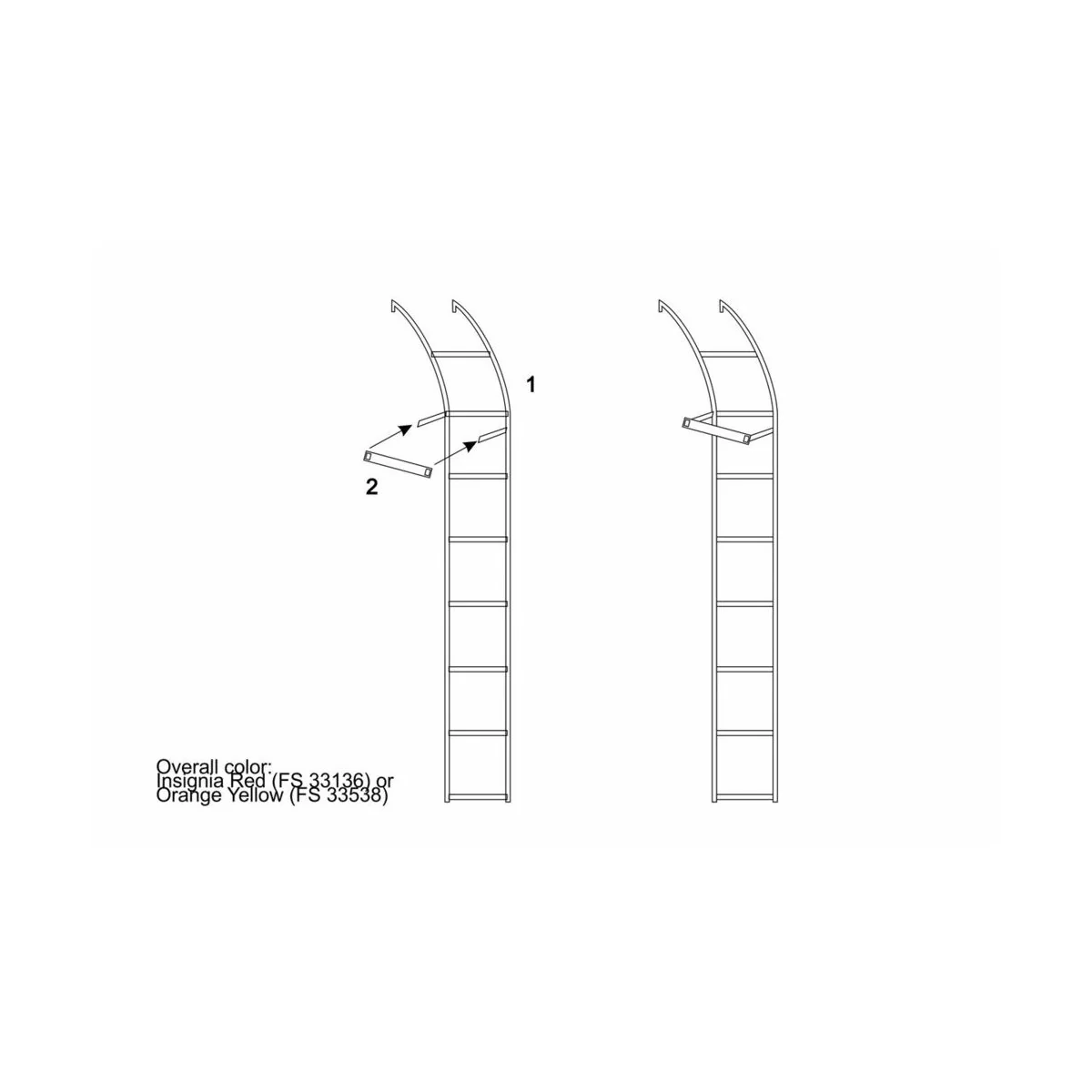 F7U Cutlass ladder - Brengun BRL72191