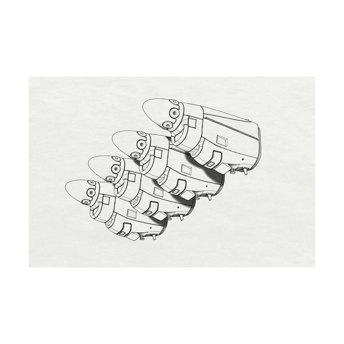 C-130J engine nacells (Italeri kit) - Brengun BRL48123