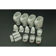 C-130J engine nacells (Italeri kit), 1/48 - Brengun BRL48123 C-130J engine nacells (Italeri kit), 1/48 - Brengun BRL48123
