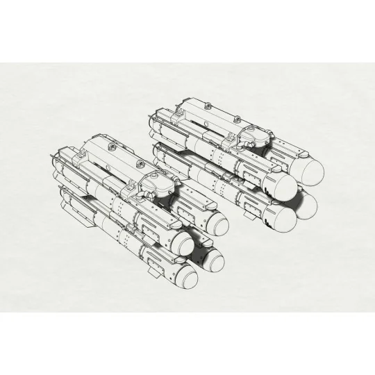 AGM-114 Hellfire, 1/32 - Brengun BRL32037 AGM-114 Hellfire, 1/32 - Brengun BRL32037