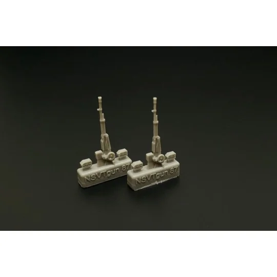 NSVT 12, 7mm tank heavy machine gun (2pcs), 1/87 - Hauler HLR87200