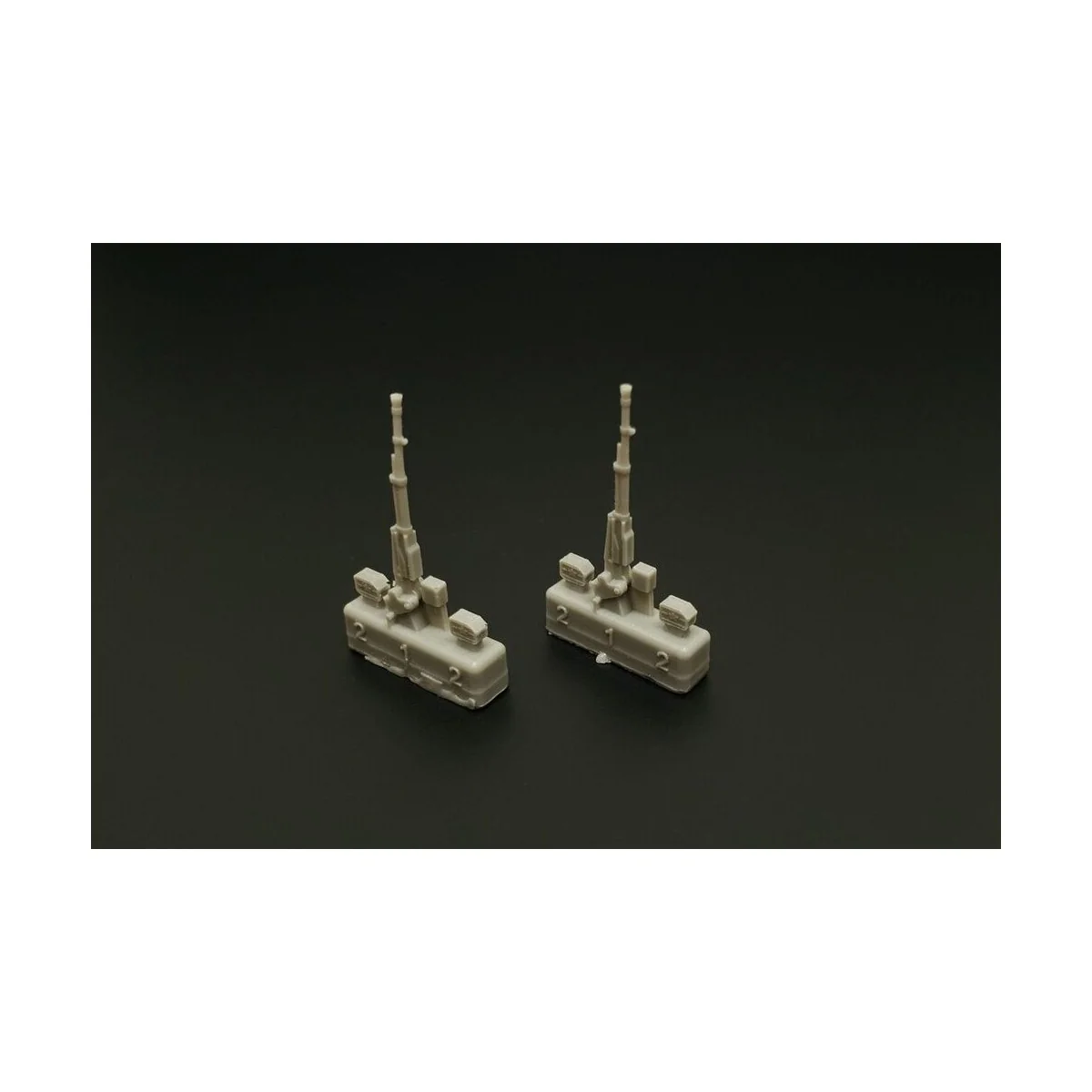 NSVT 12, 7mm tank heavy machine gun (2pcs), 1/87 - Hauler HLR87200