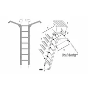 A4 Skyhawk ladder (Platz-Eduard kit) - Brengun BRL144158