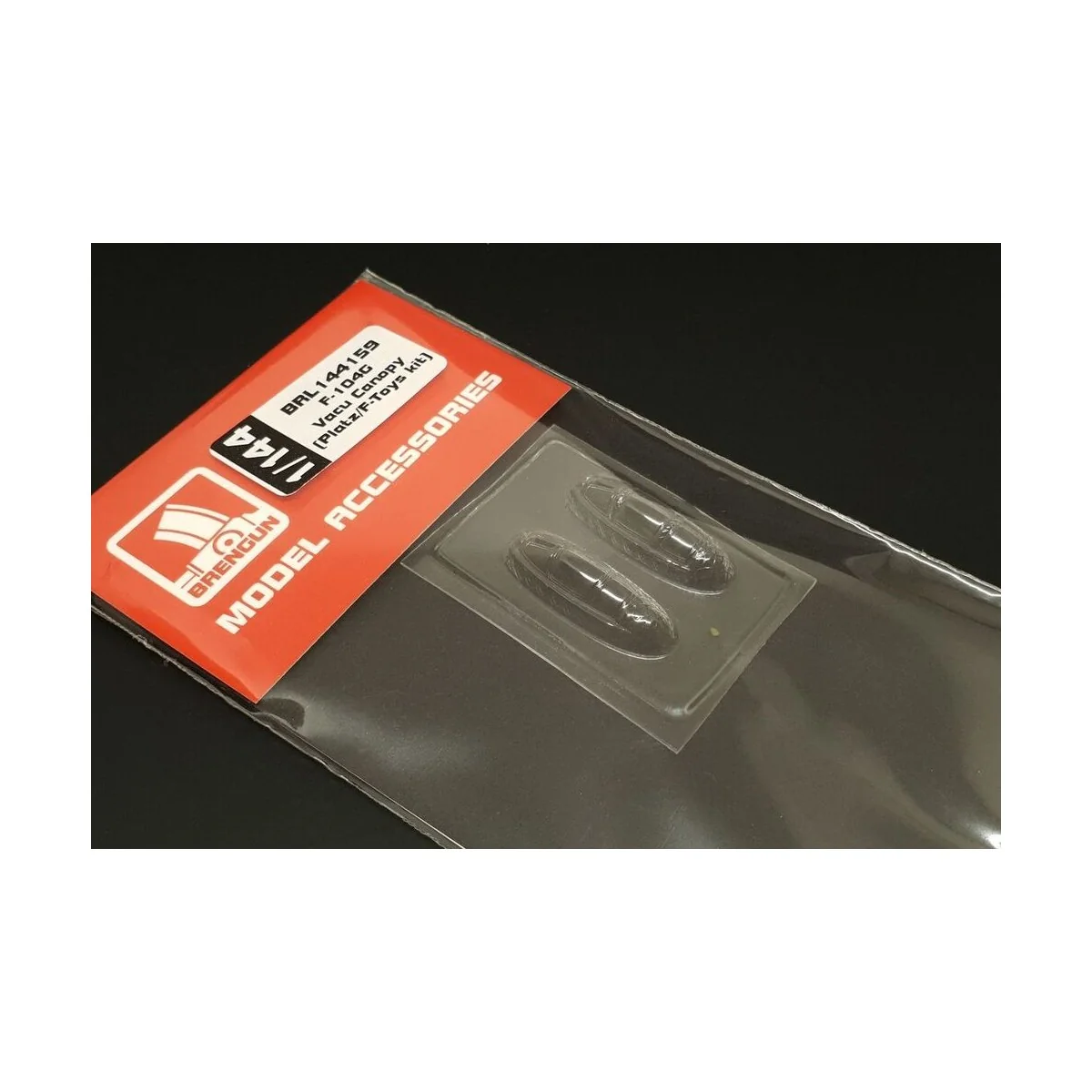 F-104G Vacu Canopy (Platz - F-Toys kit), 1/144 - Brengun BRL144159