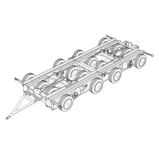 Culemeyer four axles, 1/144 - Brengun BRS144047