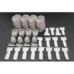 C-130 E-H engine set (Italeri kit) - Brengun BRL48125