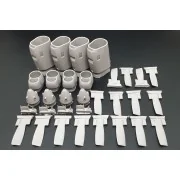 C-130 E-H engine set (Italeri kit), 1/48 - Brengun BRL48125