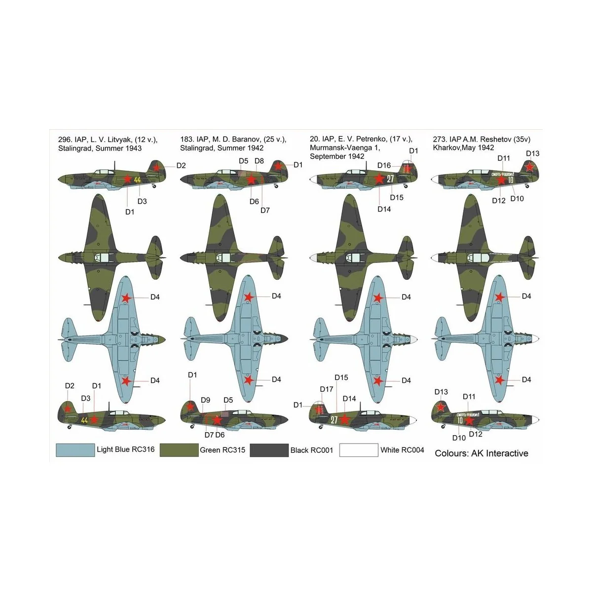Yak-1 Aces - Brengun BRP72041