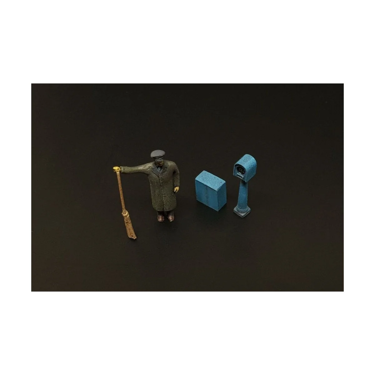 Street sweeper and parking meter, 1/87 - Hauler HLR87202