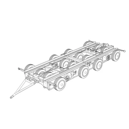 Culemeyer four axles, 1/120 - Hauler HTT120082 Culemeyer four axles, 1/120 - Hauler HTT120082