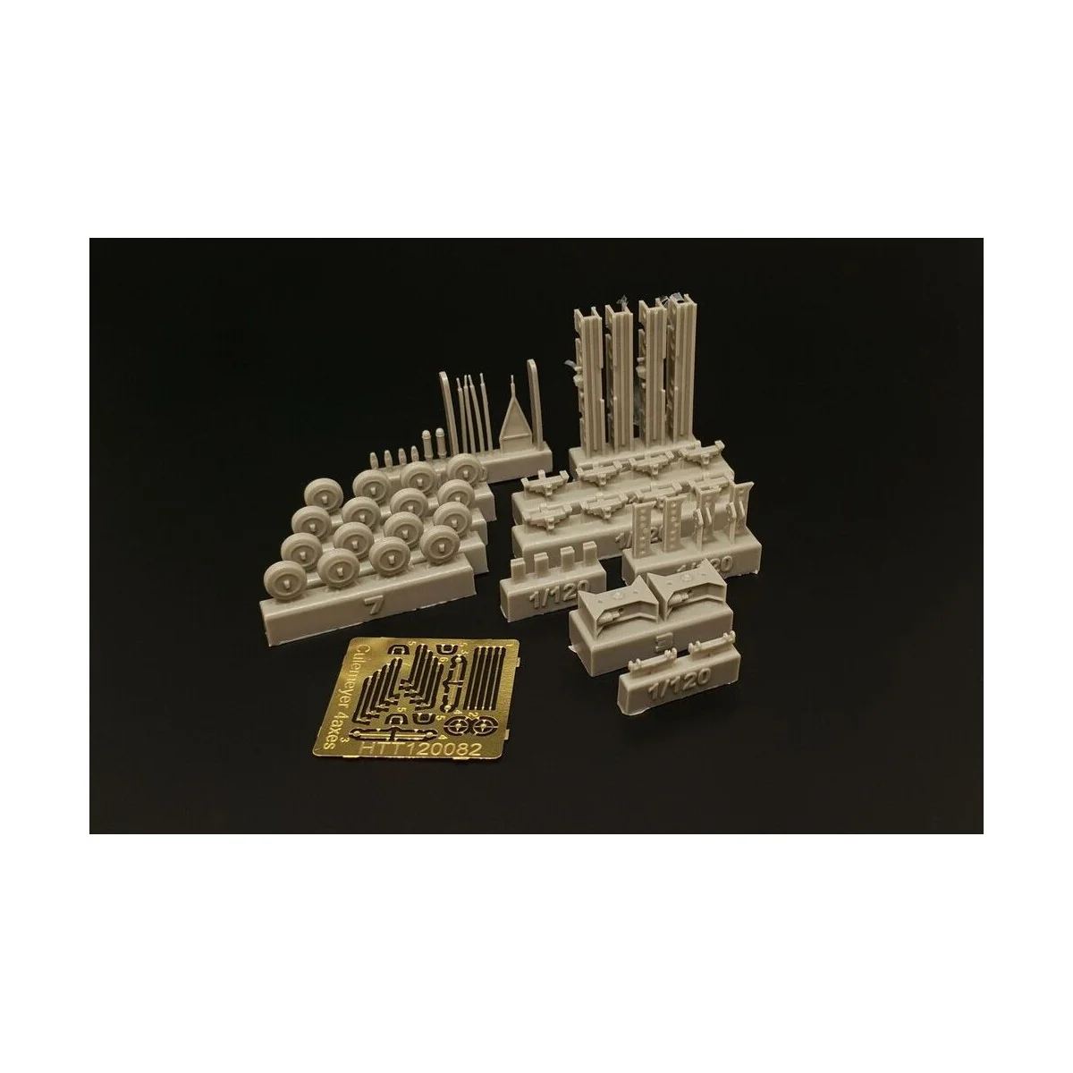 Culemeyer four axles, 1/120 - Hauler HTT120082 Culemeyer four axles, 1/120 - Hauler HTT120082