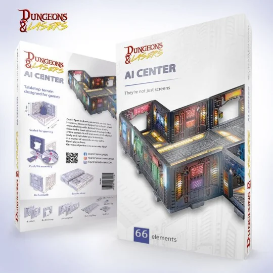Dungeons & Lasers Expansion Set: AI CENTER - Archon Studio DNL0021