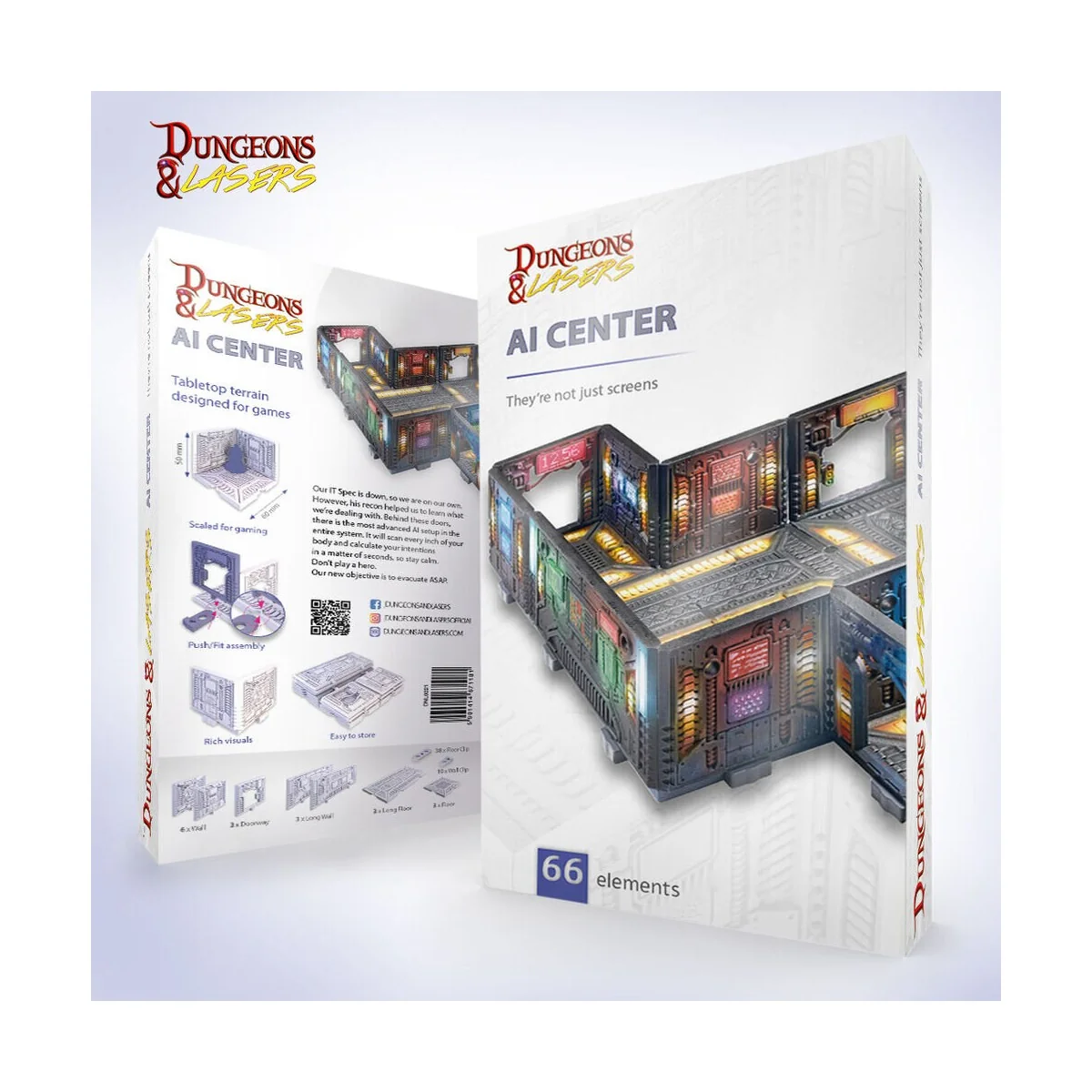Dungeons & Lasers Expansion Set: AI CENTER - Archon Studio DNL0021