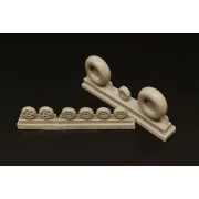 DH 98 Mosquito wheels, 1/72 - Brengun BRL72206