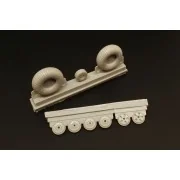 DH 98 Mosquito wheels block thread - Brengun BRL72207