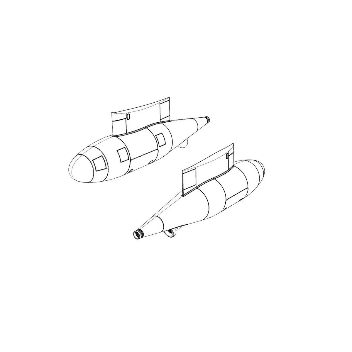 Refueling pod KC-130J, 1/48 - Brengun BRL48132 Refueling pod KC-130J, 1/48 - Brengun BRL48132