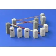 Stone bollards, 1/48 - Hauler HLX48397