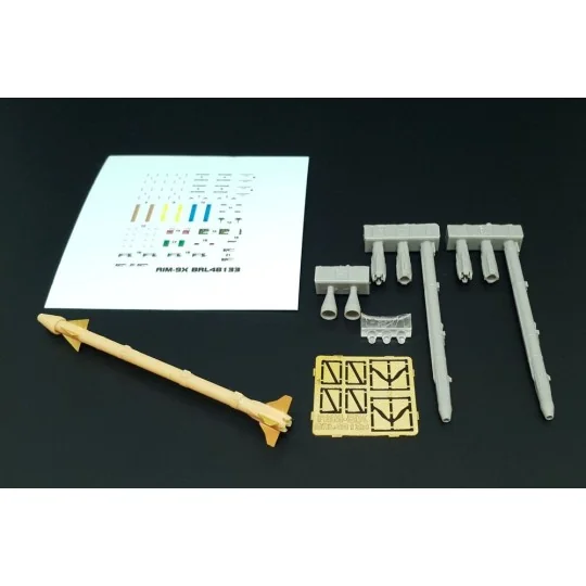 AIM-9X Sidewinder (2pcs), 1/48 - Brengun BRL48133