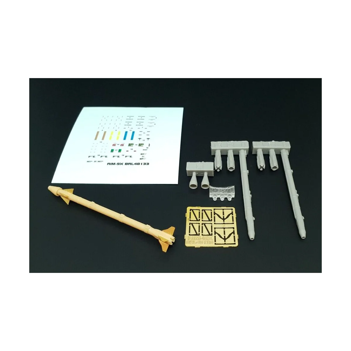 AIM-9X Sidewinder (2pcs), 1/48 - Brengun BRL48133